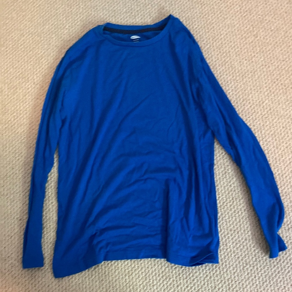 Old Navy Blue Pajamas Top Good Condition Cotton